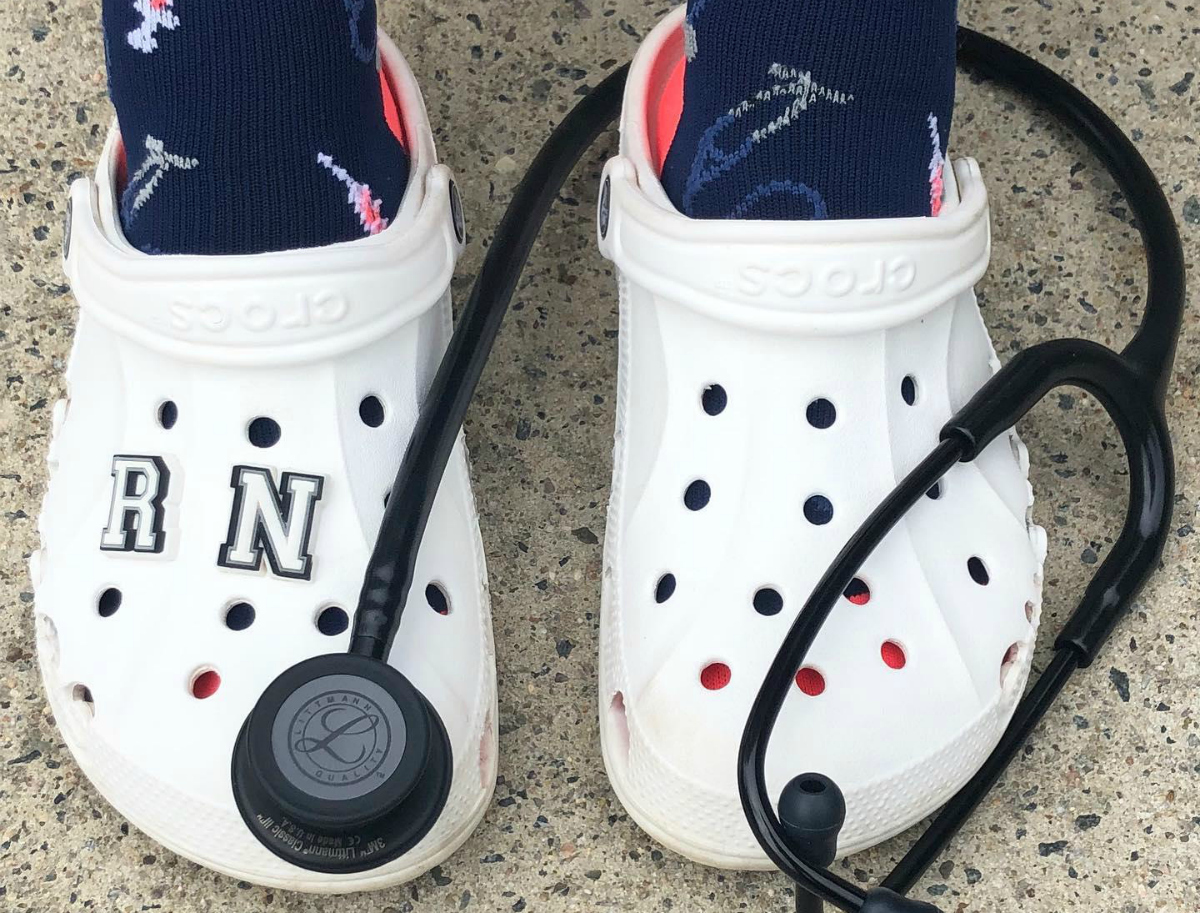 Pair of Crocs for Healthcare Workers 