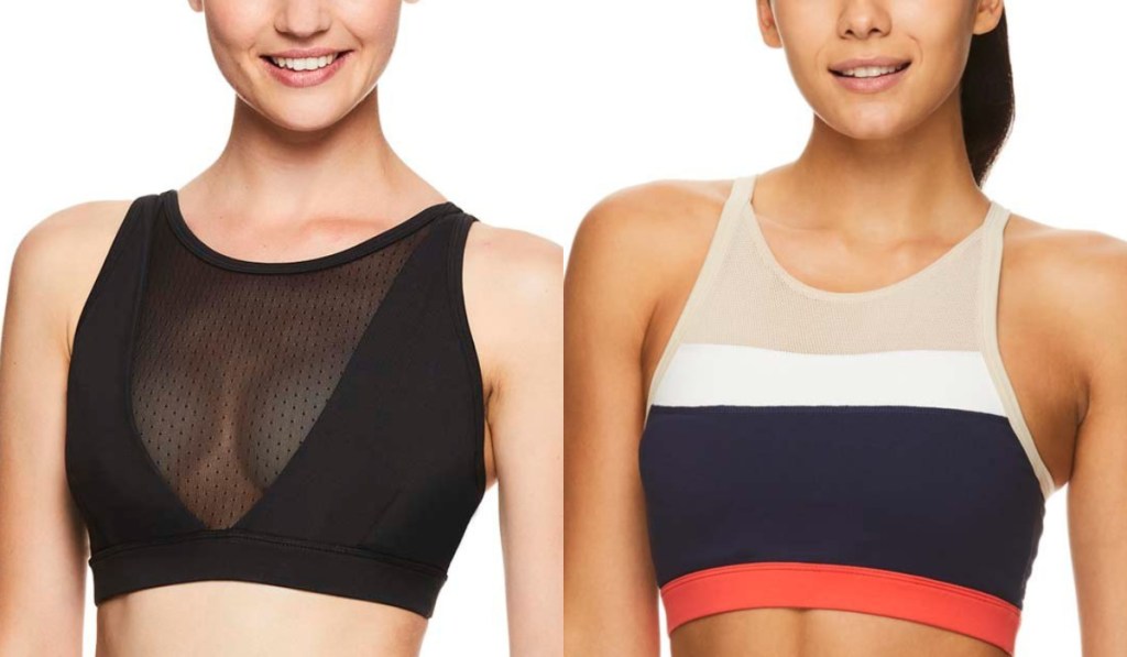 mesh and tribece sports bras