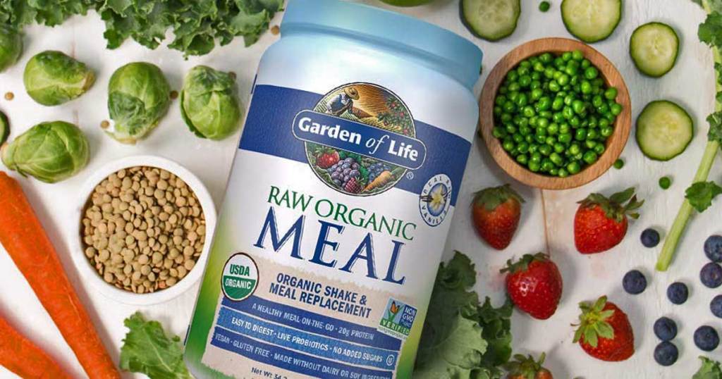 garden of life raw meal replacement protein powder