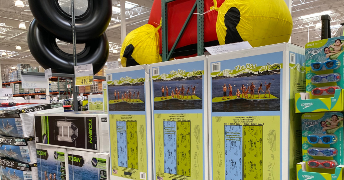 Giant Floating Pad Only 299 99 Shipped On Costco Com Regularly 379 99 Hip2save Giant Floating Pad Only 299 99 Shipped On Costco Com Regularly 379 99 Hip2save