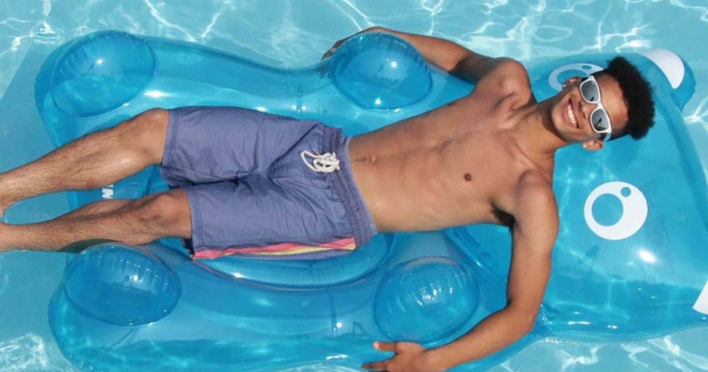 gummy bear pool float blue only
