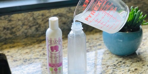 Best 2-Ingredient Hair Detangler Spray (Costs Less Than $2 to Make!)