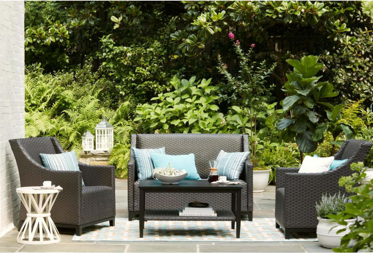 TWO Wicker Patio Chairs w Cushions Only 179 Shipped on HomeDepot