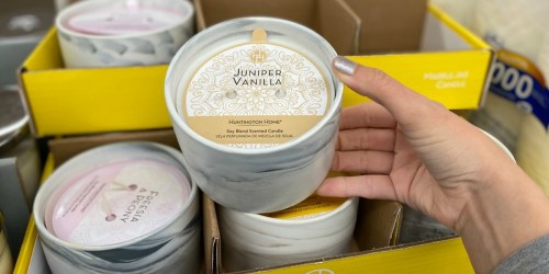 ALDI Marble Jar Soy-Blend Scented Candles Just $5.99