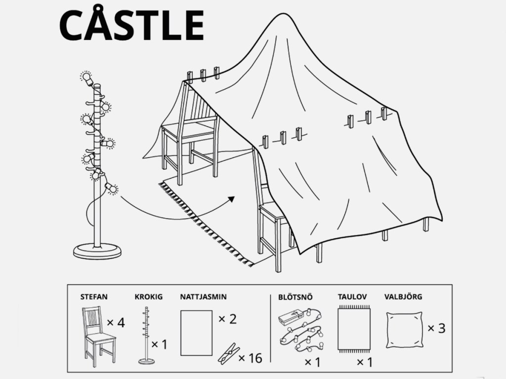 IKEA is Sharing Free Instructions to Make 6 Blanket Forts | Hip2Save