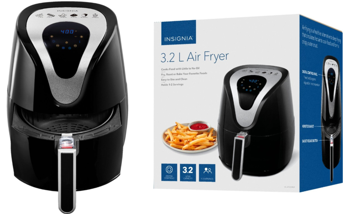 Insignia Air Fryers As Low As 39 99 Shipped On Best Buy Regularly 100   Insignia 3.4 Quart 