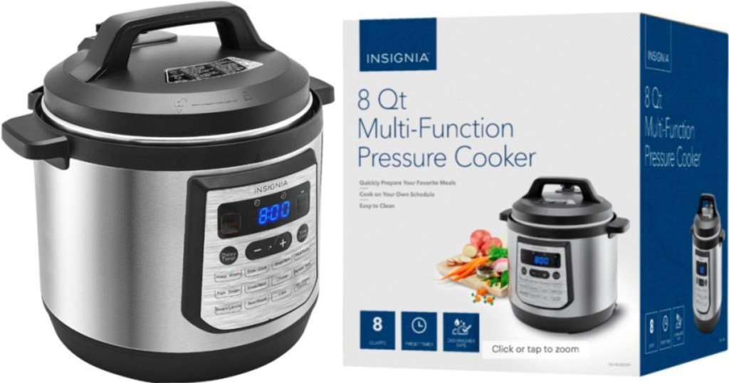 insignia multi cooker in box and out of box