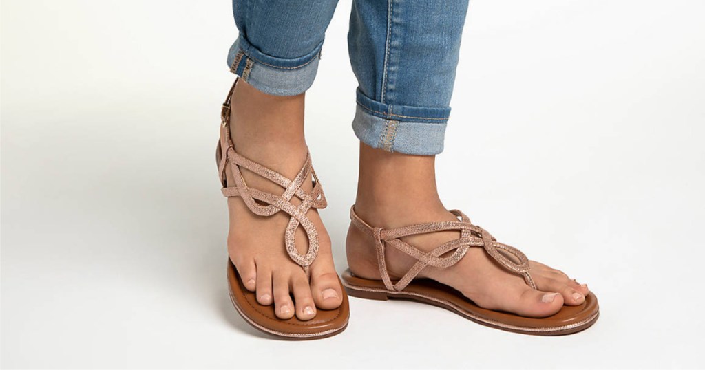 katie and kelly peggie sandal