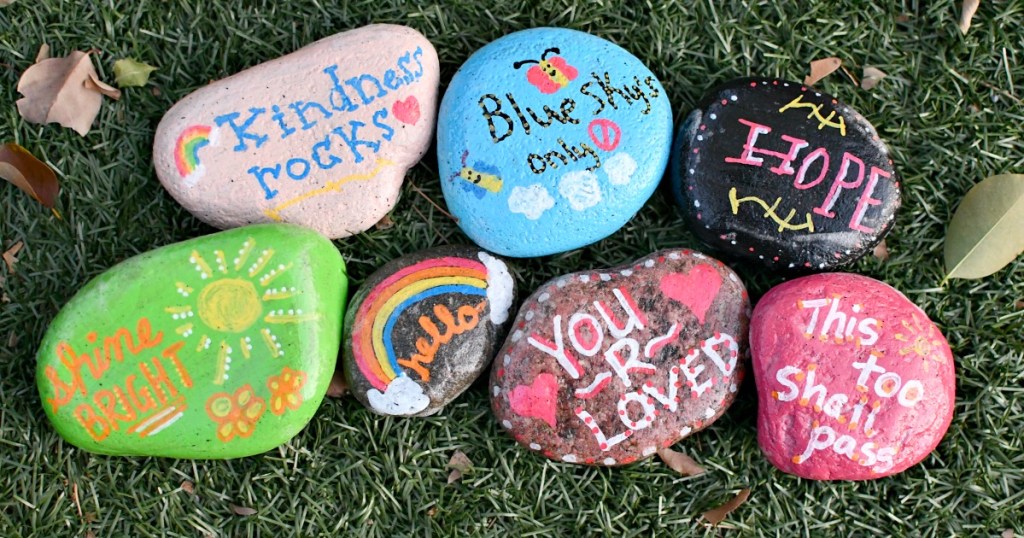 DIY Kindness Rocks - Fun Craft Project for Kids | Hip2Save
