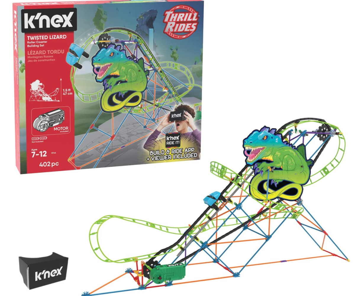 Panther Attack Roller Coaster Building Set with Ride It K'NEX Thrill Rides Ap 