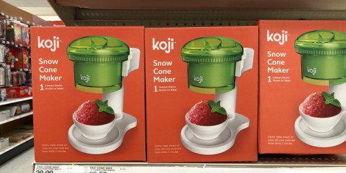 Koji Ice Shaver Only $22.49 on Target.com (Regularly $30) | Make Yummy Snow Cones