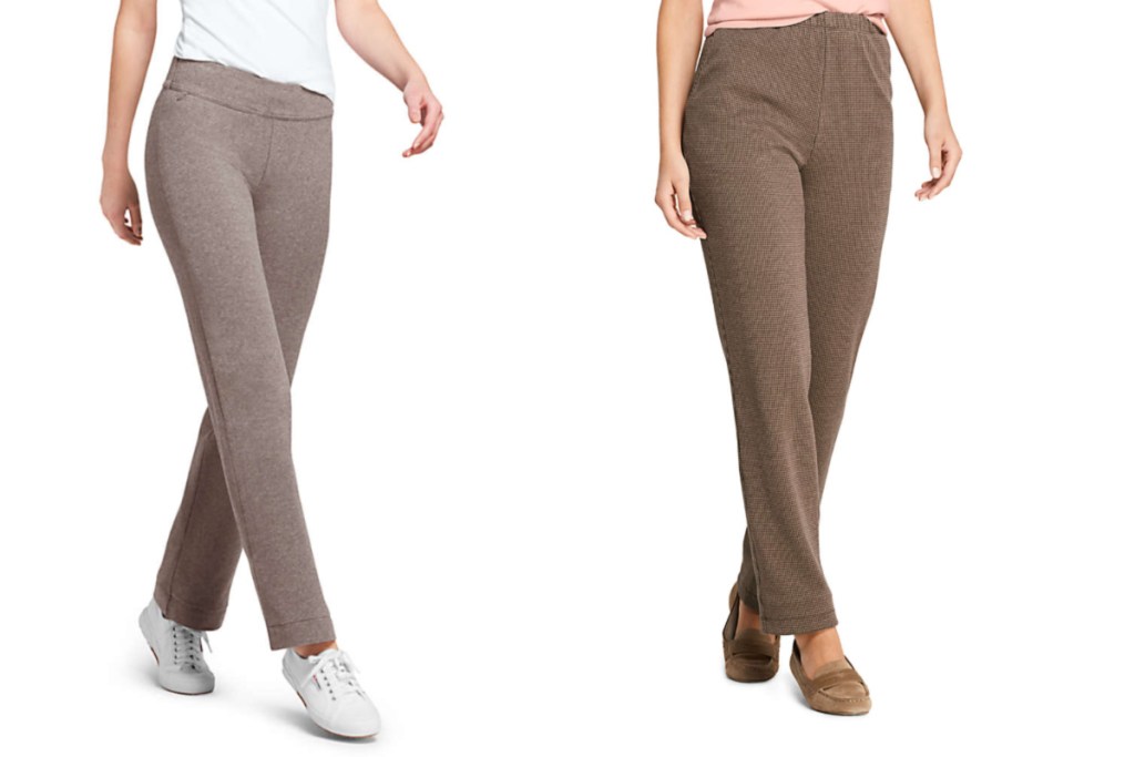 lands end womens pants side by side