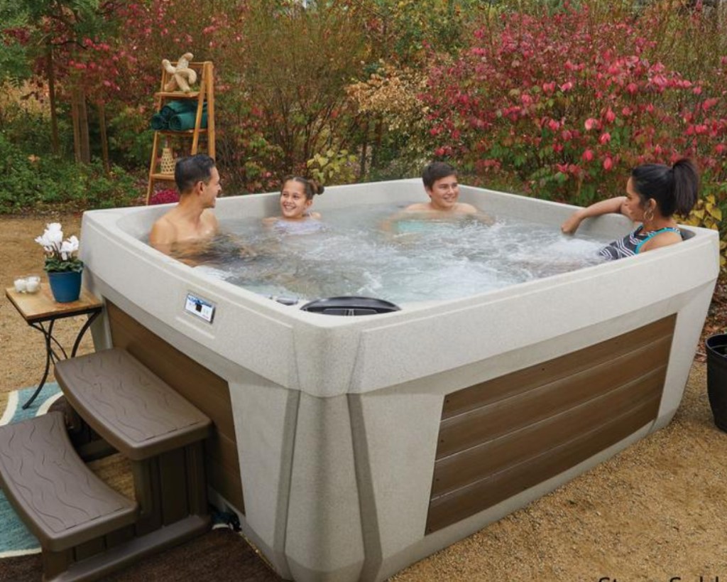 lifesmart tierra spa people sitting in it