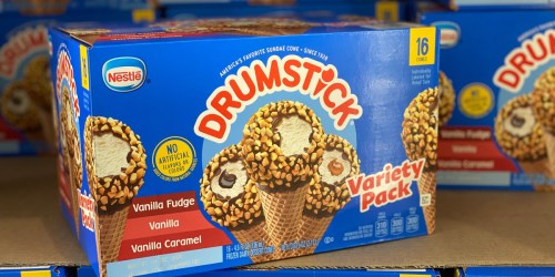 Nestle Drumstick 16-Count Variety Pack Just $6.99 at Costco (Regularly $9.50)