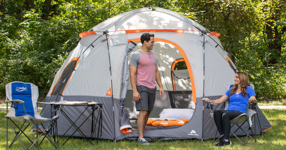 Ozark trail weatherbuster outlet 9 person dome tent