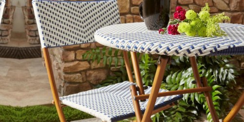 Hampton Bay 3-Piece Wicker Bistro Set Only $159 Shipped (Regularly $299) | Great Reviews