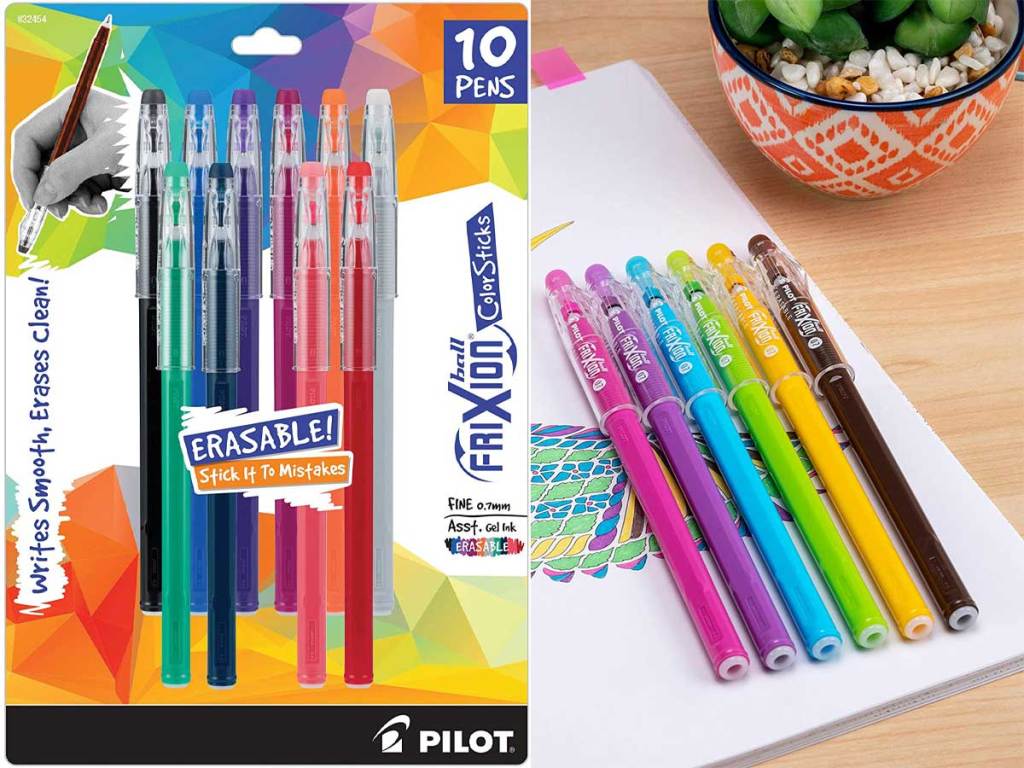 pilot frixion gel pens and art
