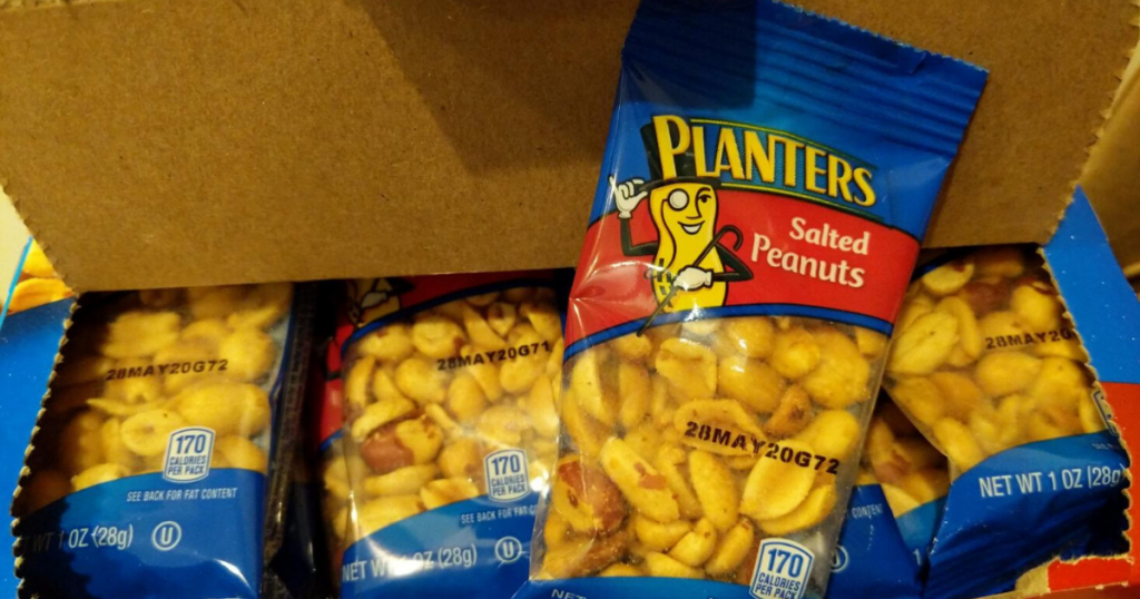 48-count of planters 1 oz bags of peanuts