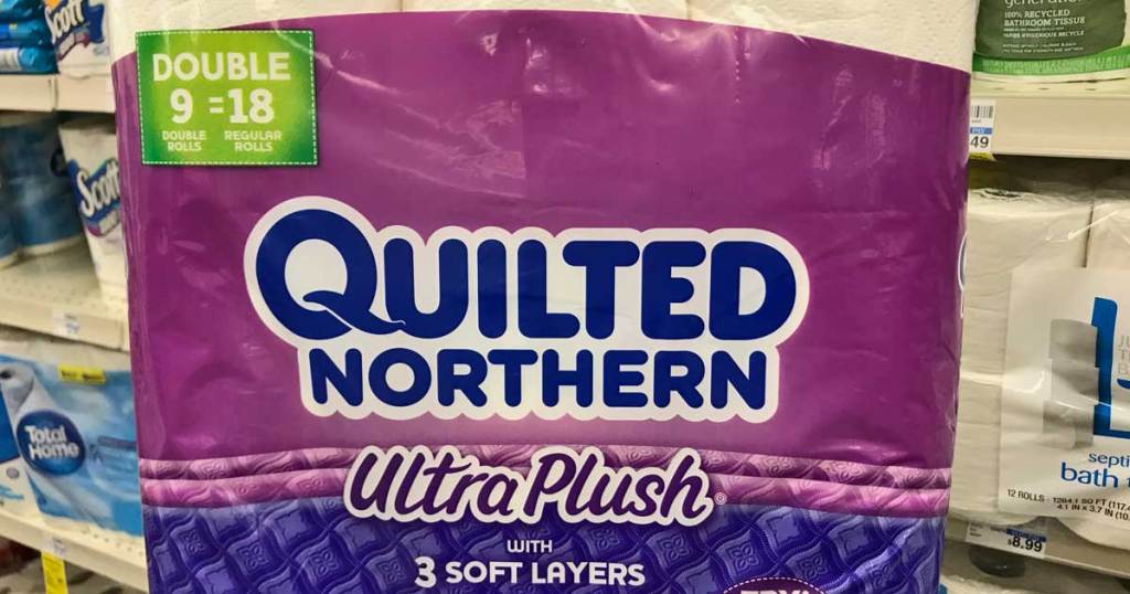 Quilted Northern Double Rolls 9Pack Only 4.49 on