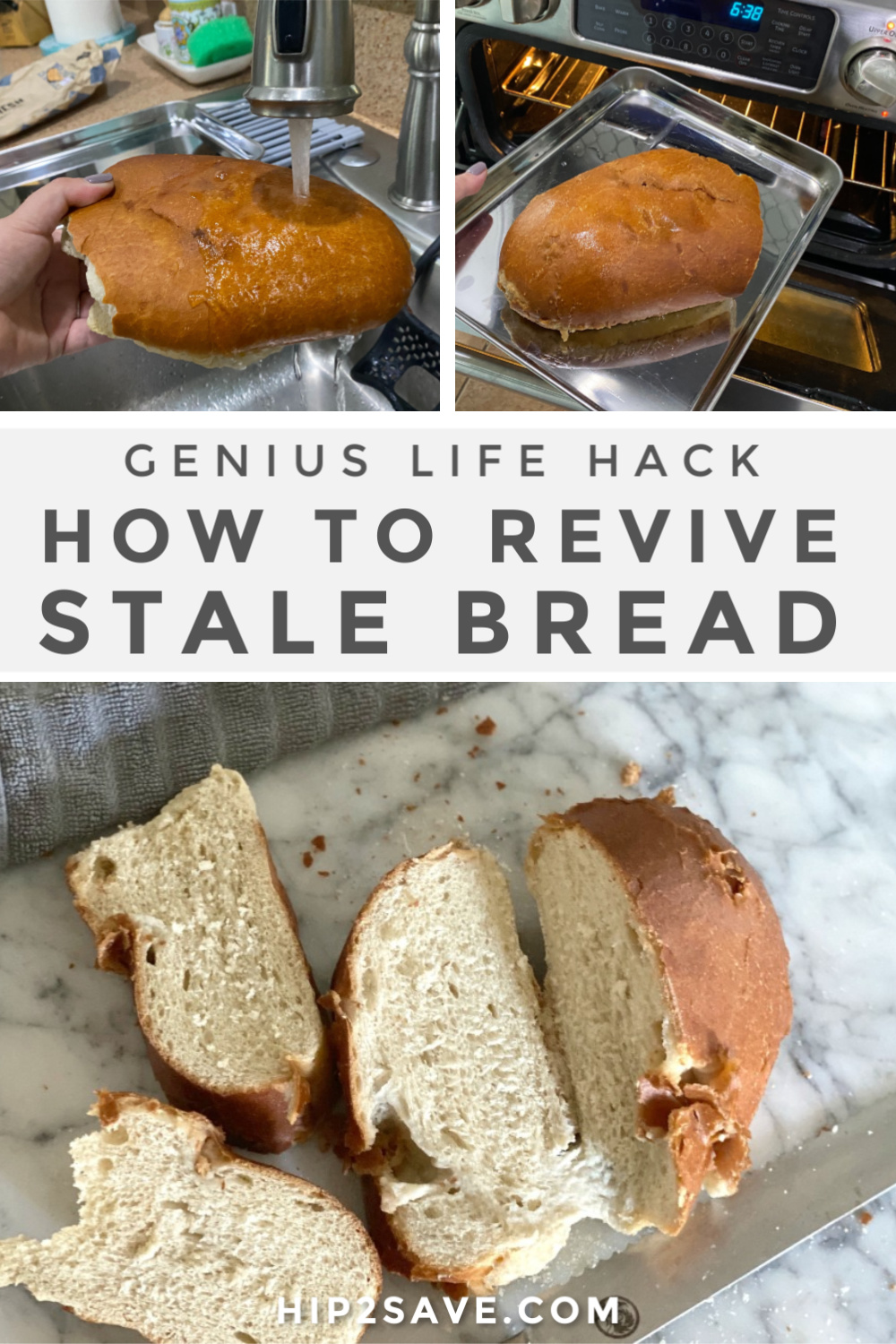 How to Soften Hard Stale Bread - Genius Cooking Hack