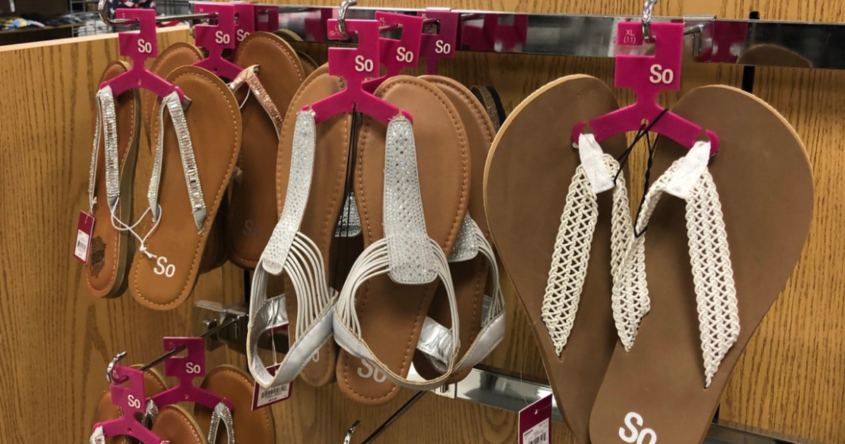 so sandals at kohl's