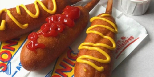 Sonic Corn Dogs Just 50¢ (As Many as You Want!) + 1/2 Price Shakes & Big Dill Pickle Cheeseburger