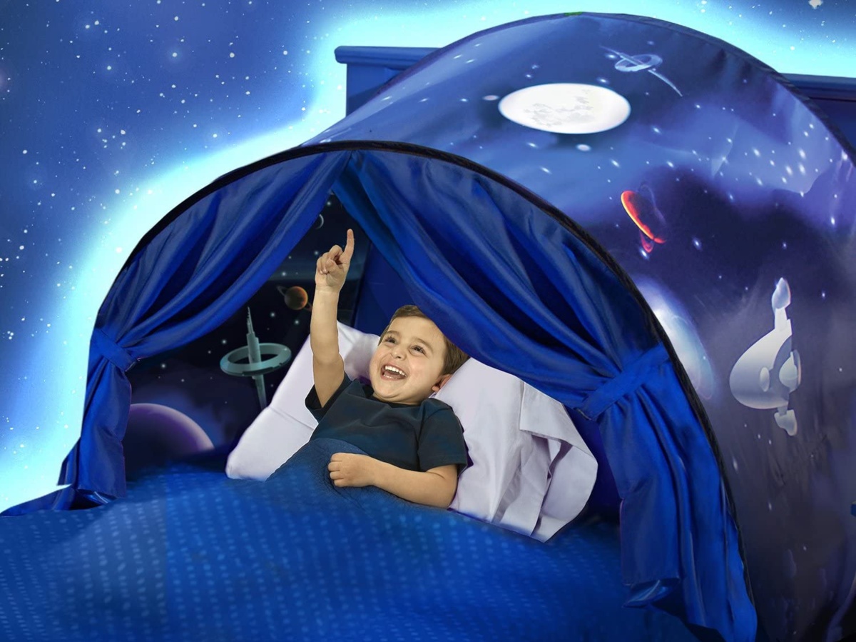 Space Adventure Twin Set Kids Space Theme Pop Up Tent Fort Dream Tents 