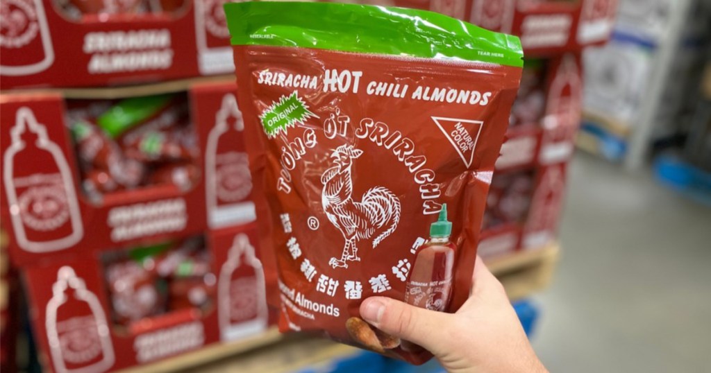 New Sriracha HOT Chili Almonds Just $ at Sam's Club