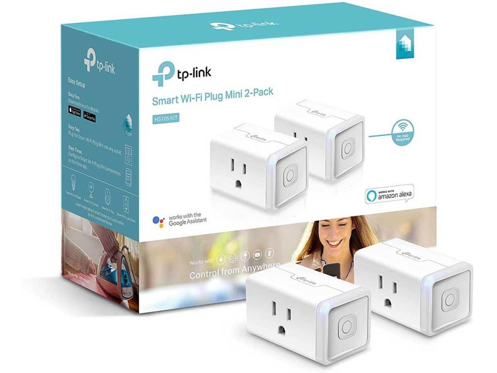 2 pack of kasa tp link smart wifi plugs