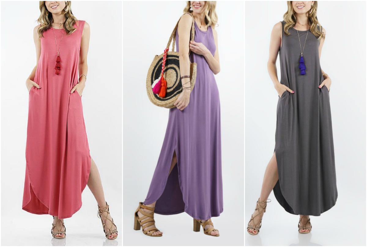 womens maxi dresses with pockets