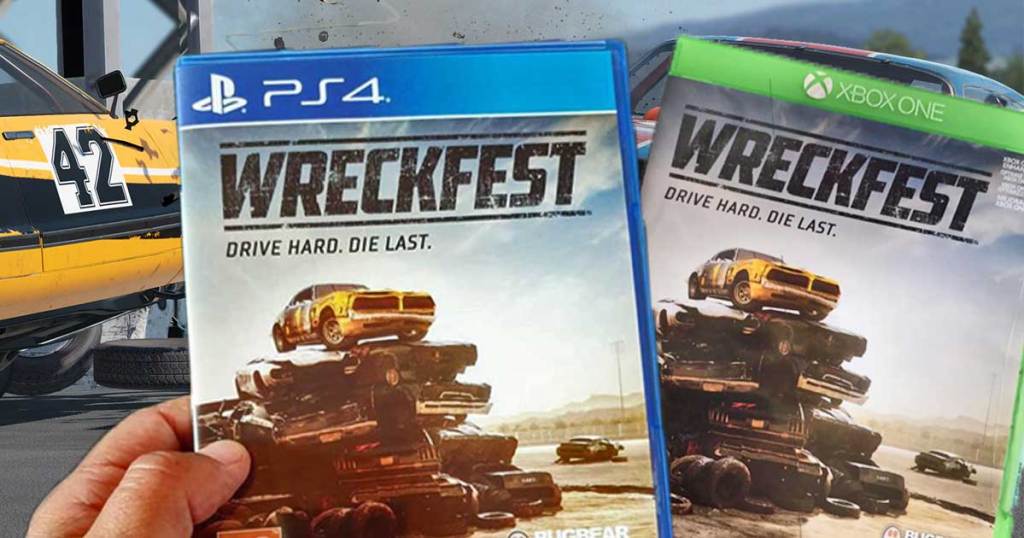 wreckfest video games being held
