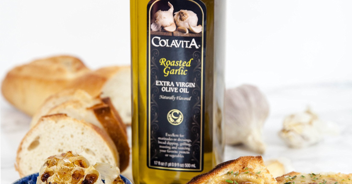 Colavita Roasted Garlic Olive Oil 32oz Only 8.44 Shipped on Amazon