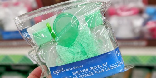 5-Piece Shower Travel Kits Only $1 at Dollar Tree | TSA-Approved Size