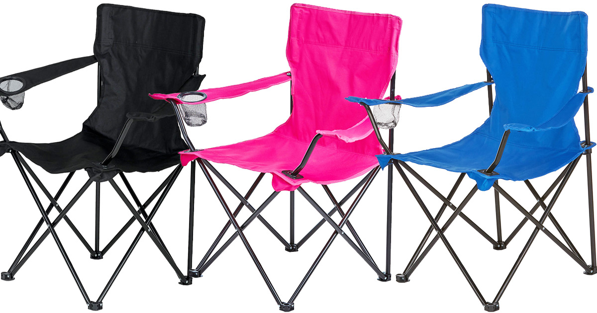 Academy Sports Folding Camping Chairs Only $4.99 (Available in 11