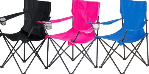 Academy Sports Folding Camping Chairs Only $4.99 (Available in 11 Colors!)