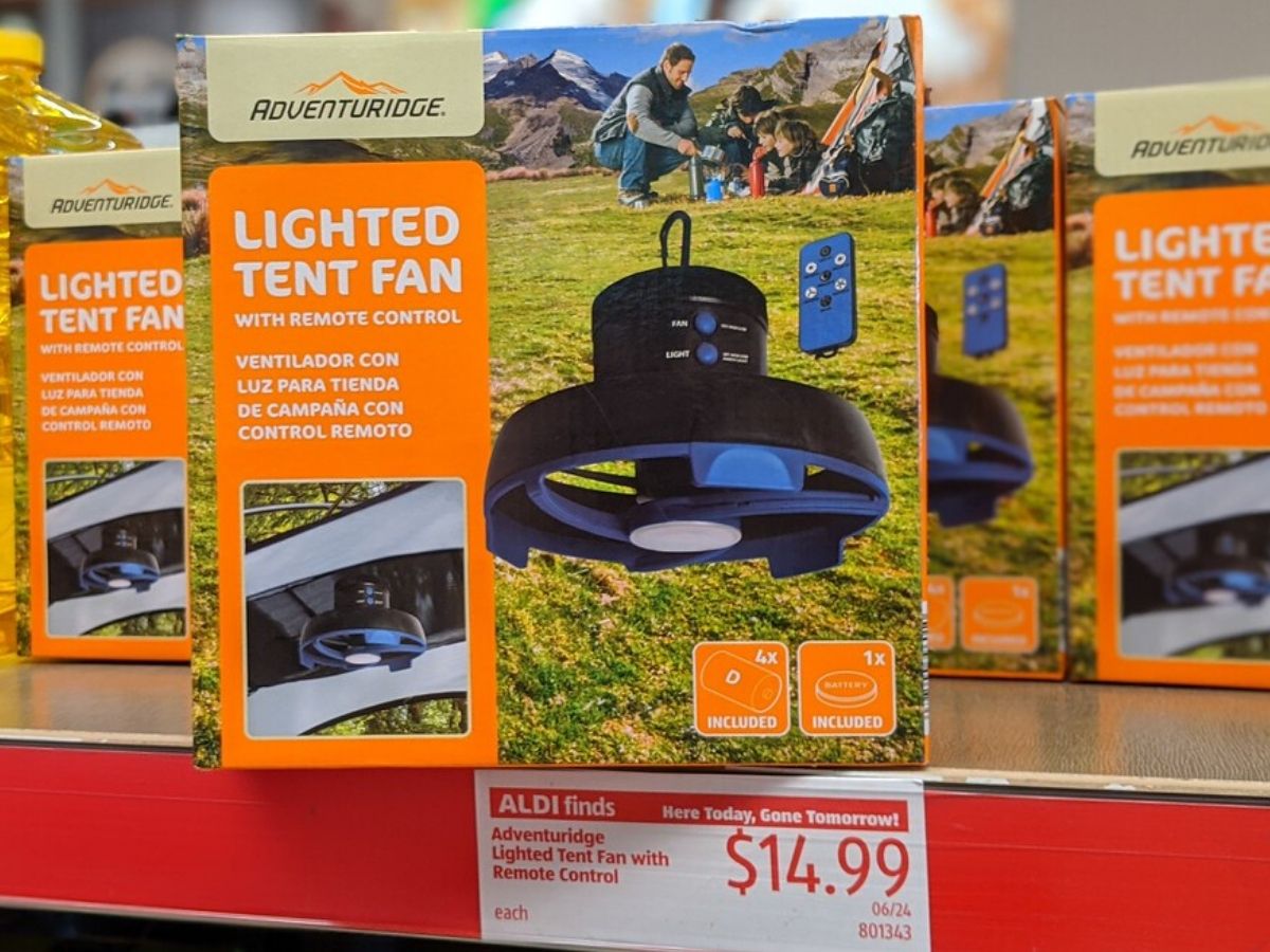 adventuridge lighted tent fan