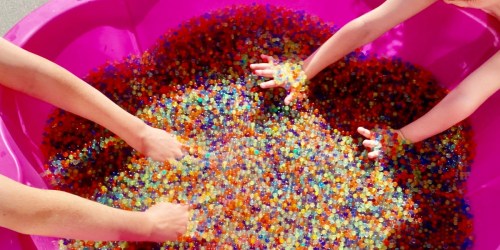 Rainbow Water Beads Only $7.99 on Amazon (Regularly $14) | Over 50,000 Orbs