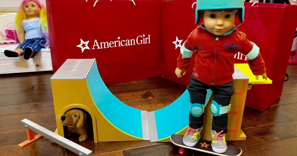 american girl doll skates