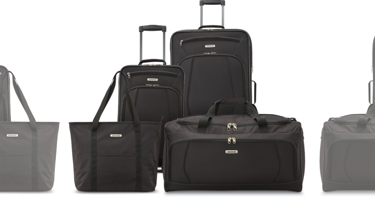 american tourister 4pc luggage set