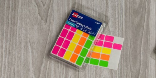 Avery Removable Color Coding Labels 525-Pack Only $1.68 on Walmart.com (Regularly $5)