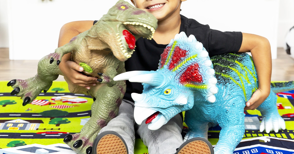 Large Roaring Dinosaur Toys Just $29.99 Shipped (Regularly $50) - Hip2Save