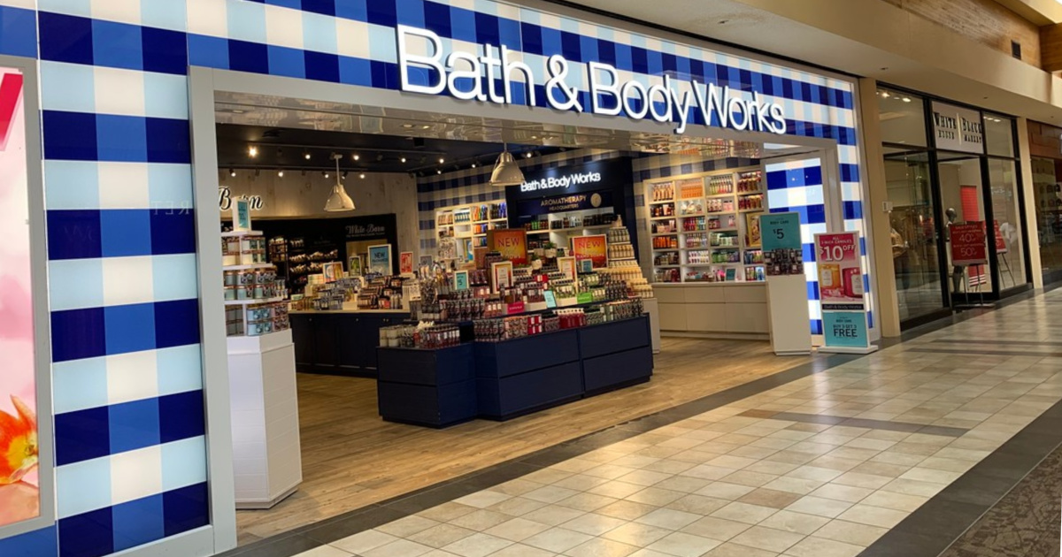 exterior of Bath & Body Works store