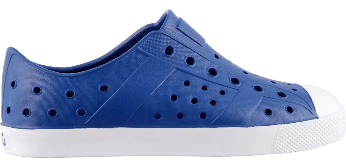 DSG kids blue rubber slip on shoe
