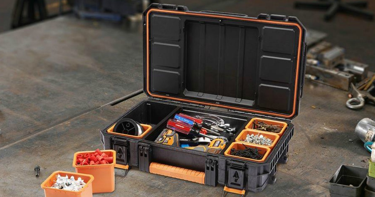 Ridgid Pro Organizer, Tool Box & Cart Only 98 Shipped on