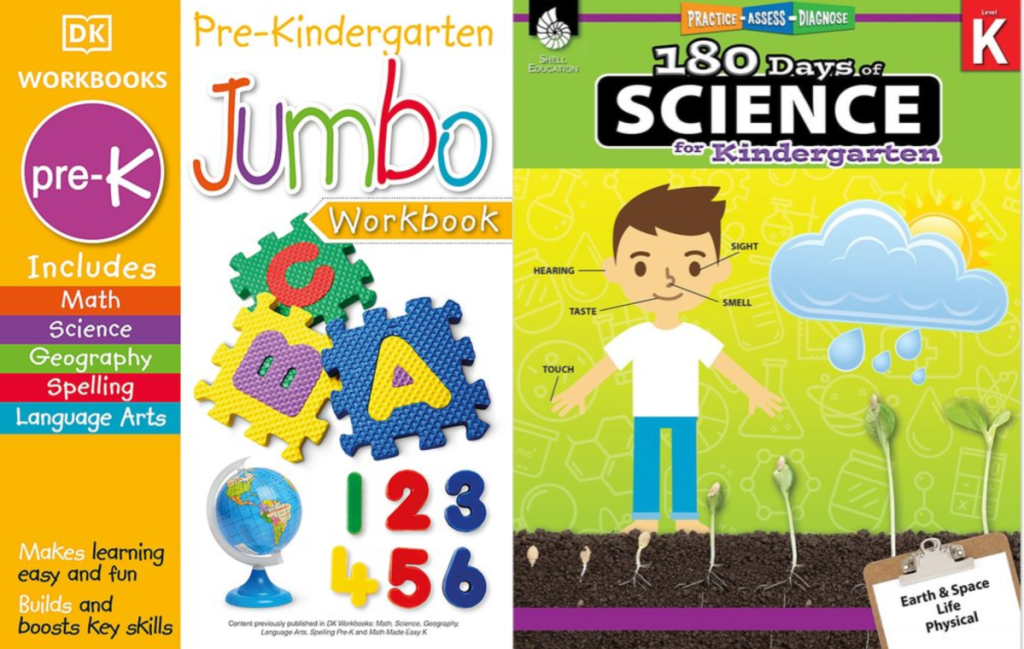 kindergarten workbooks on zulily