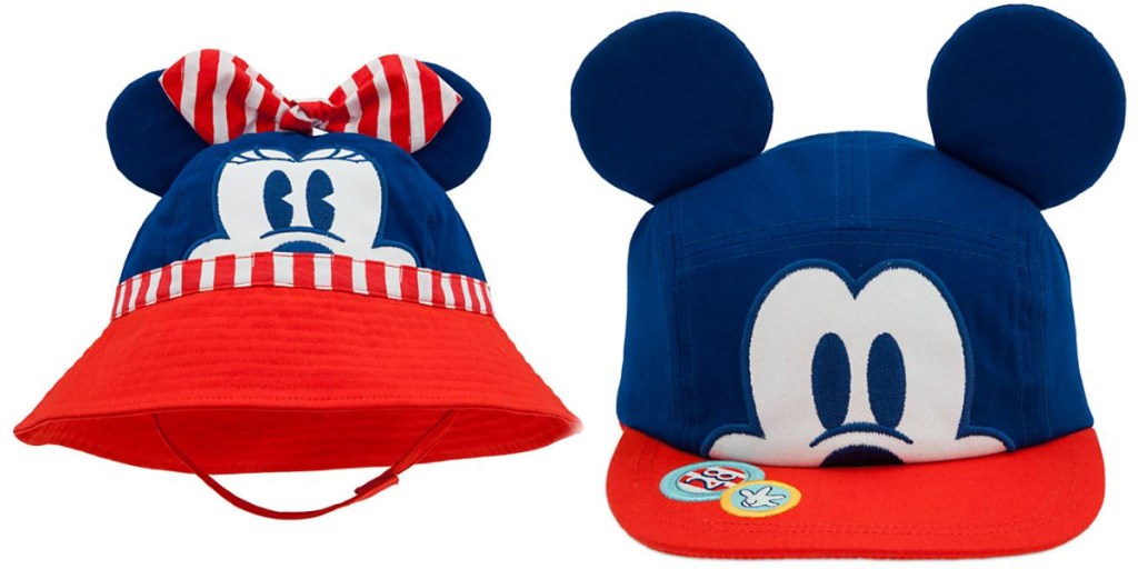 disney swim hats minnie mouse and mickey mouse prints