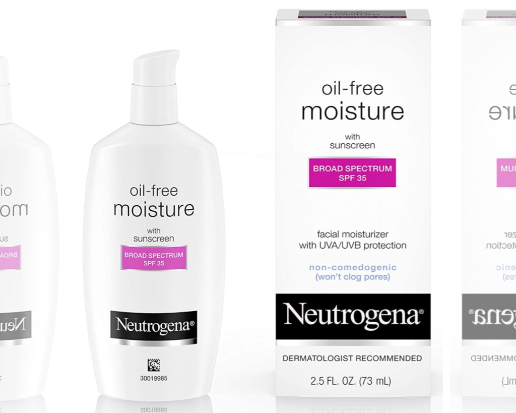 neutrogena oil free moisturizer with sunscreen