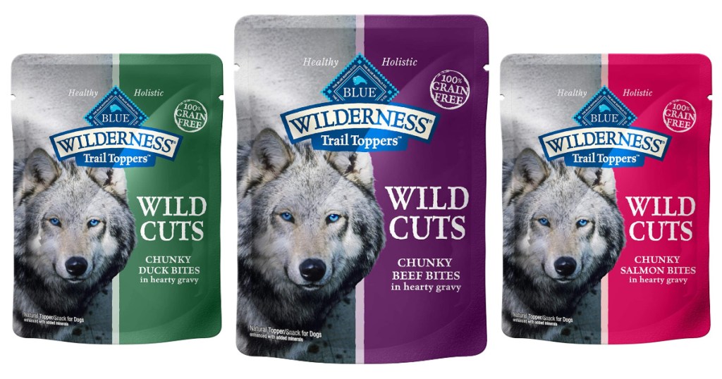 Blue Buffalo Wilderness Dog Food topping flavors
