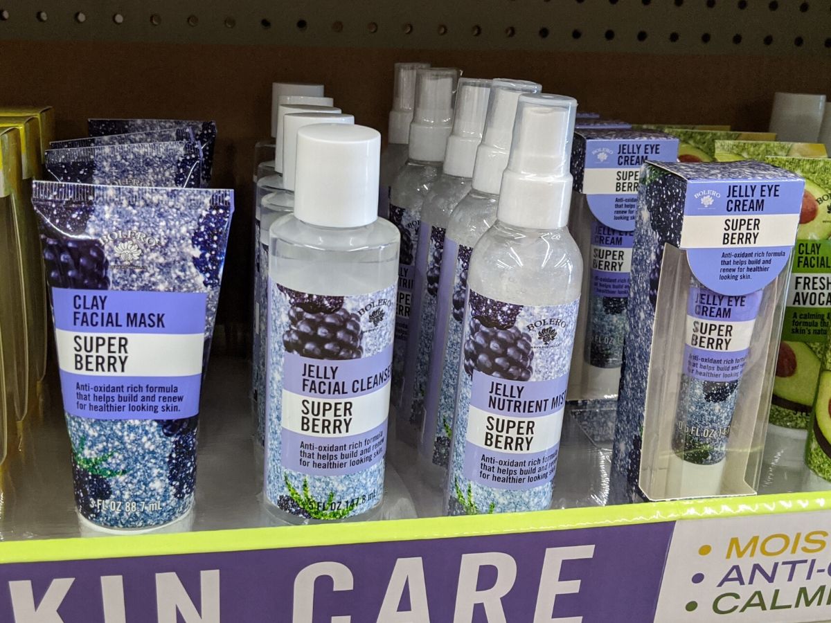 bolero skincare dollar tree