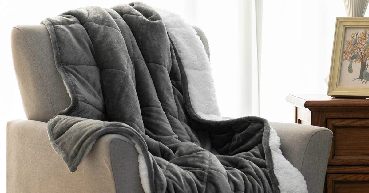 Sherpa Weighted Blankets from 32.99 Shipped on Amazon (Promotes Better